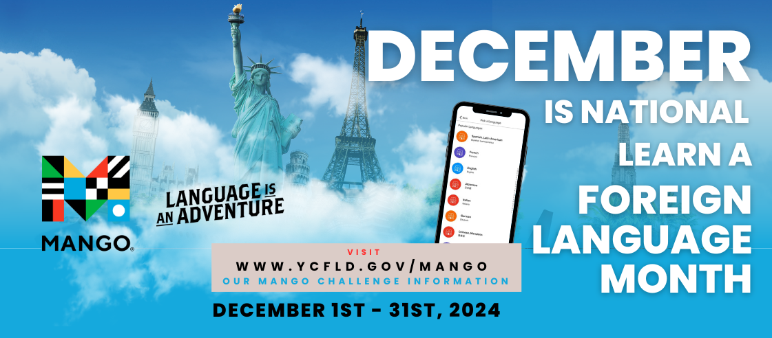 December is National Learn a Foreign Language Month