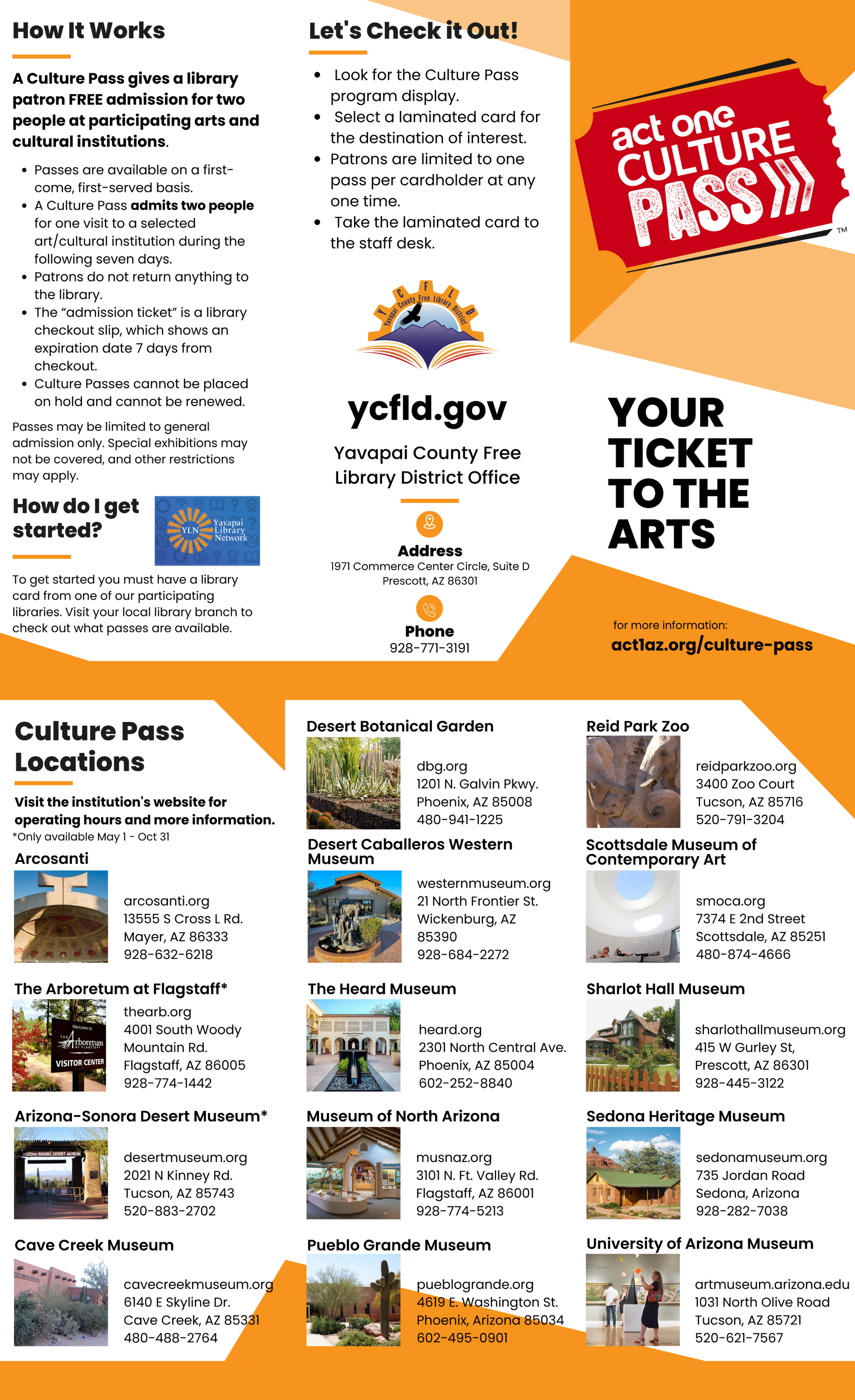 Culture Pass Information