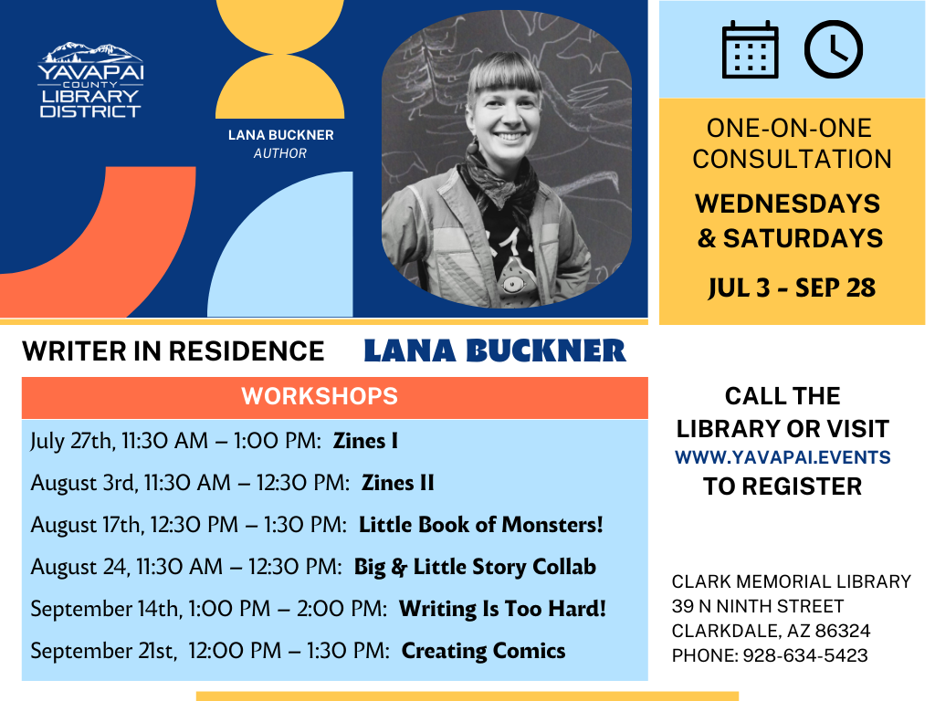 Writer in Residence Lana Buckner 